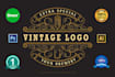 design awesome retro vintage logo design