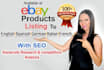 write excellent ebay product descriptions and listings