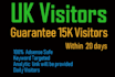 guarantee 20k seo friendly UK traffic