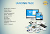 create a responsive landing page website