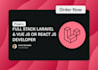 be your full stack laravel and vuejs or reactjs developer