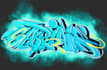 design name in graffiti style