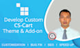 develop, customize cscart theme, addons, fix bug