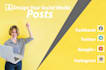 design professional social media post