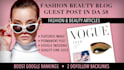 do fashion and beauty guest post on da58 blog