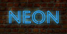create your name or logo in a neon style