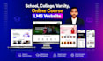 create a school, college, varsity,  online course lms website