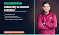 do data entry,internet research and data collection