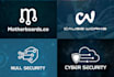 do modern crypto tech security and technology logo