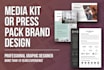 make a press kit or media sheet for brands, blog, influencer