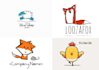 do premium cute hand drawn logo design