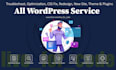 provide any kinds of wordpress service
