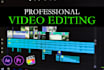 do professional video editing fast