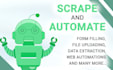develop bot for data scraping and website automations