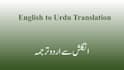manually translate document from english to urdu