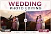 do professional wedding photo editing and retouching