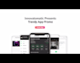 design trendy app promo video