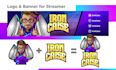 create twitch banner with my style