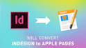 convert indesign to pages