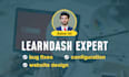 develop and customize wordpress lms website with learndash