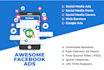 design attractive banner for facebook ads