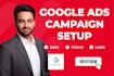 setup google ads adwords PPC campaign