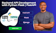 develop secure rest apis with python flask or fastapi