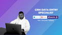 do salesforce, hubspot, zoho CRM data entry and lead upload
