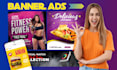 design scroll stopping social media banners