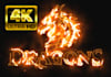 create epic fire burning logo animation, intro outro video