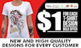 provide bulk t shirt trending designs for merch or teespring