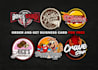 design restaurant, pizza, bbq, food logo, and food truck design