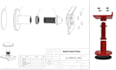 create 2d technical drawings of product or hand sketch