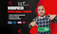 design, redesign, and develop a professional wordpress website