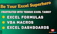 help you on data analysis, vba macros, functions in excel