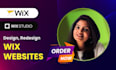 do wix website design, redesign business wix website, website development