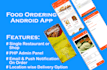 create a food ordering android and ios app