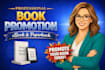 give your book or ebook marketing promotion on four blogs