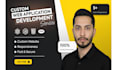 do custom website development as full stack developer, front end developer