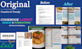 format and design cookbook recipes for KDP, print and ebook