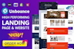create unbounce landing page, wordpress, wix, shopify page