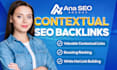 offer SEO backlinks contextual via pro link building service
