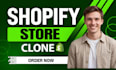 copy, clone, duplicate shopify store with your branding