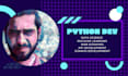 write python, django script for you