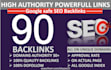 create 90 high da blog commenting service for SEO