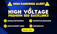do white hat SEO backlinks campaign for google top ranking