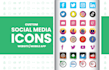 custom social media icons