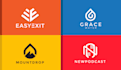 do modern minimalist and trendy logo design