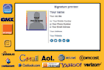 design professional email signature clickable and animated