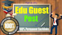 do high quality  education guest posting